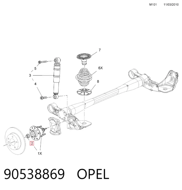  90538869 Opel