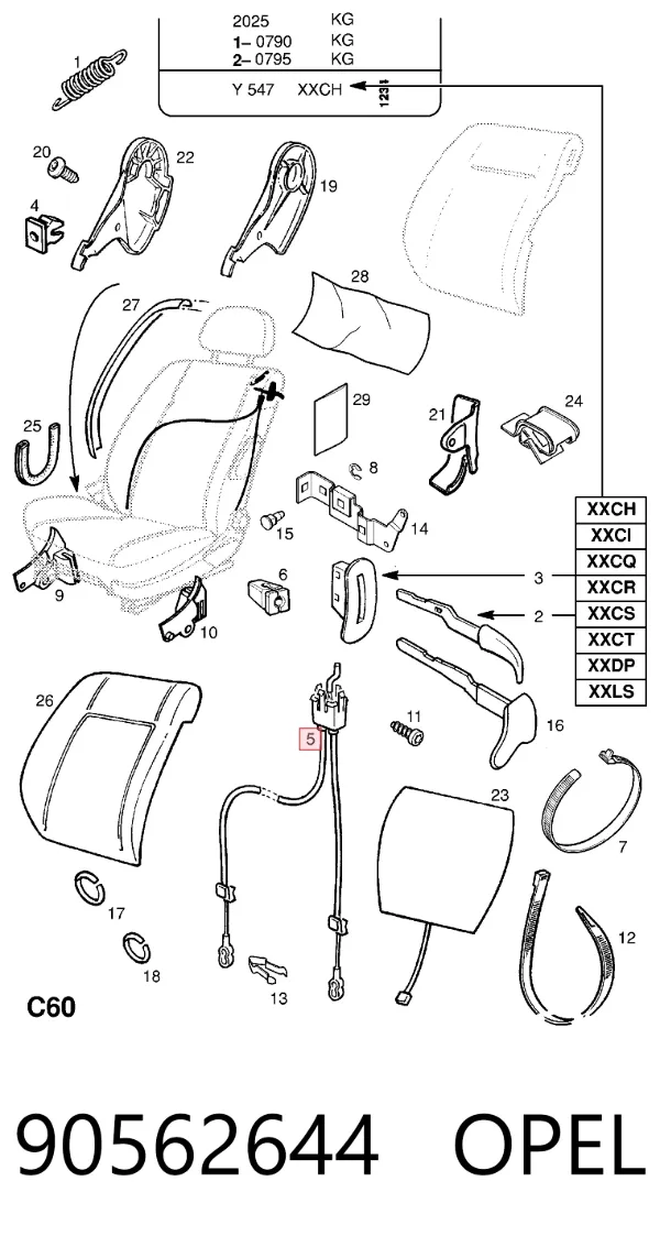 90562644 Opel