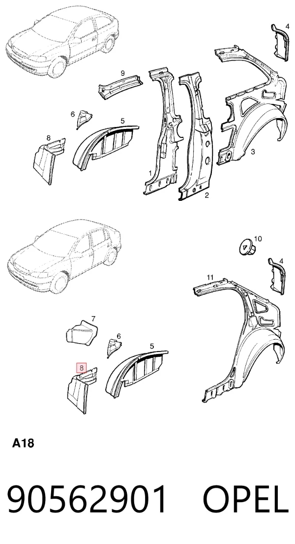  90562901 Opel