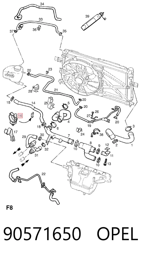  90571650 Opel