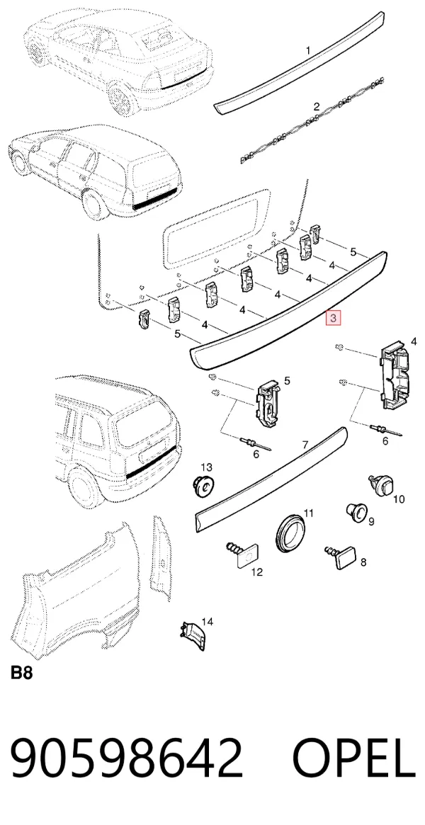  90598642 Opel