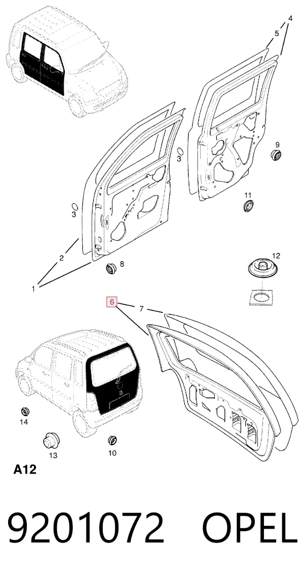 Ляда Opel Agila A