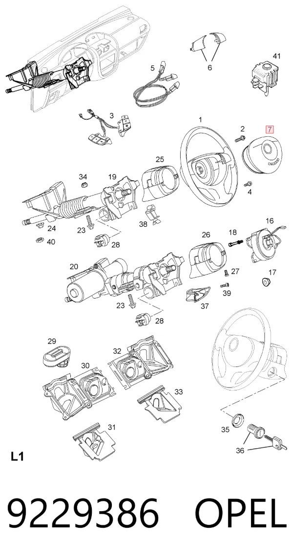  9229386 Opel