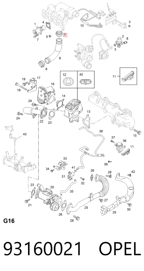  93160021 Opel