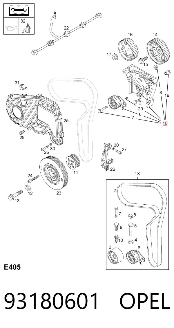  93180601 Opel