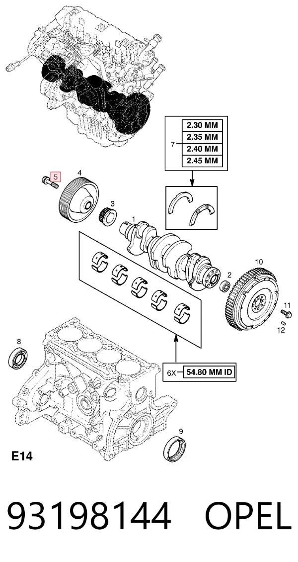  93198144 Opel