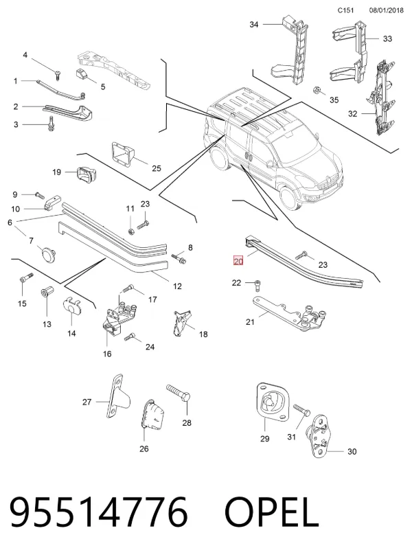  95514776 Opel