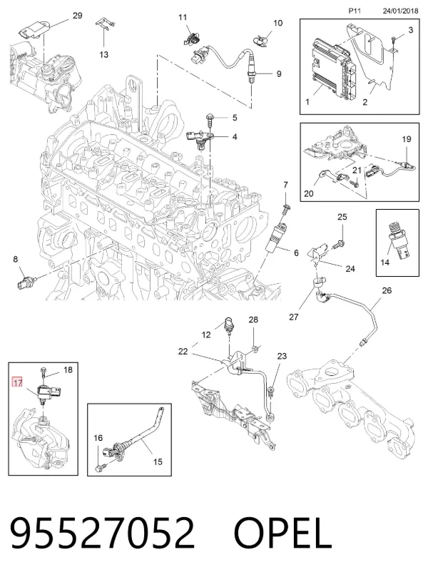  95527052 Opel