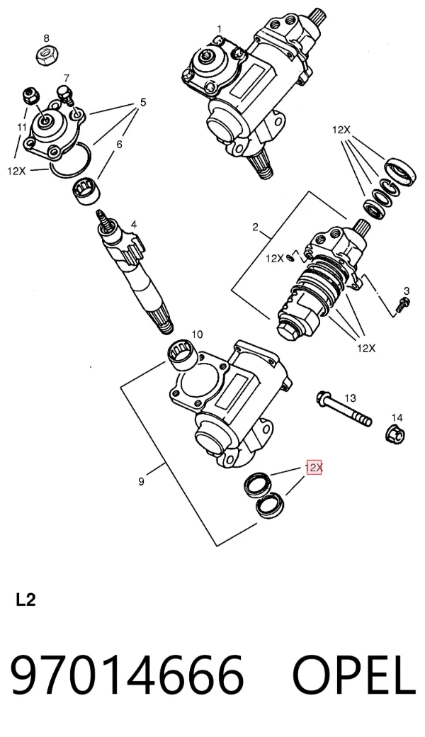  97014666 Opel