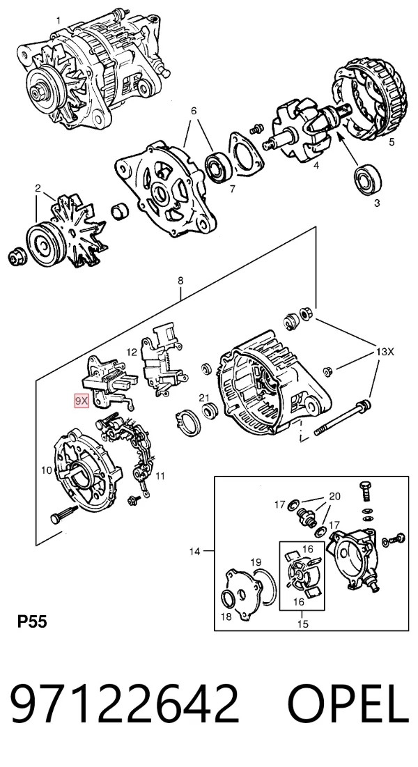  97122642 Opel