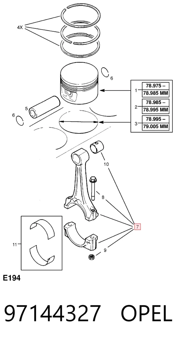  97144327 Opel