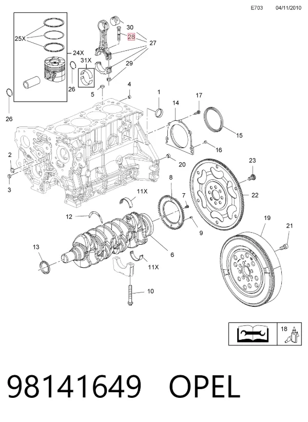  98141649 Opel