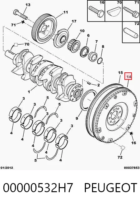 Маховик Fiat Scudo COMBINATO