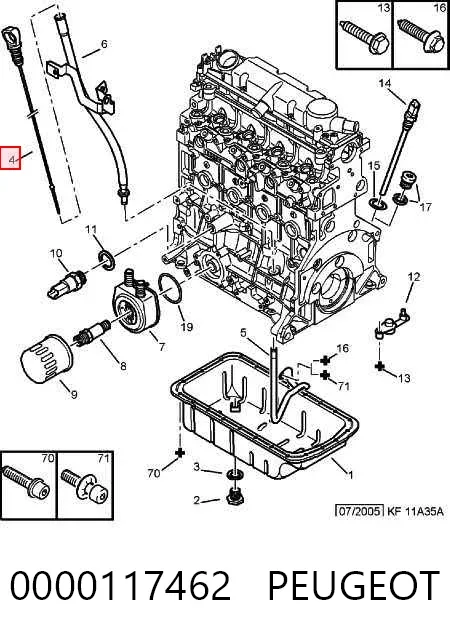 Масляний щуп 0000117462 Peugeot/Citroen