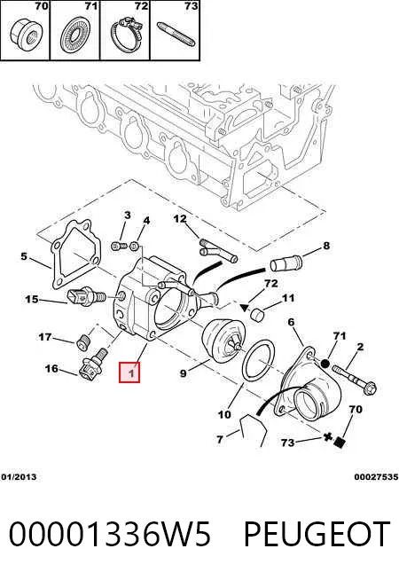  00001336W5 Peugeot/Citroen