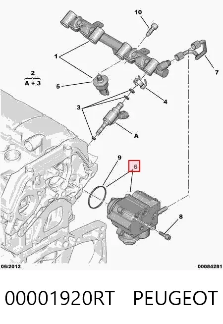 Паливний насос високого тиску Peugeot 308 I