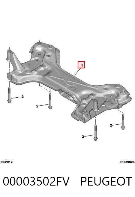 Підрамник передній 00003502FV Peugeot/Citroen