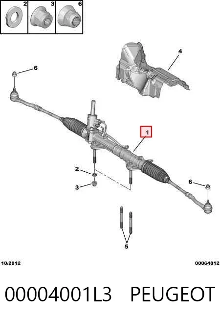Рульова рейка Citroen Berlingo B9