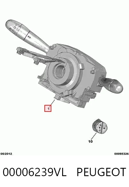 Підрульовий перемикач Citroen C3 I