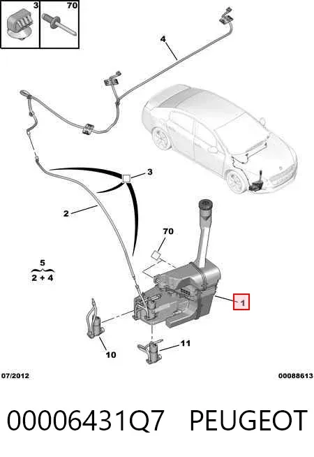  00006431Q7 Peugeot/Citroen