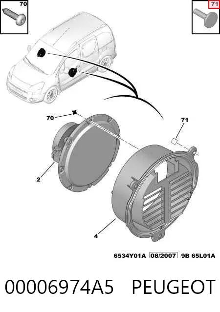  00006974A5 Peugeot/Citroen