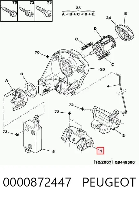  0000872447 Peugeot/Citroen