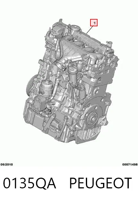 Двигун 0135QA Peugeot/Citroen
