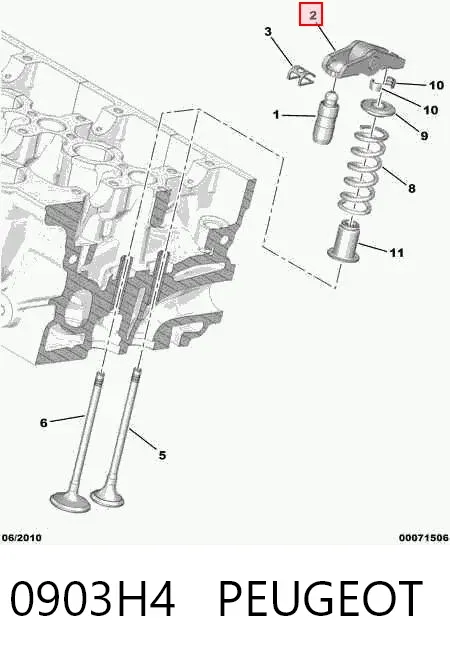 Коромисло 0903H4 Peugeot/Citroen