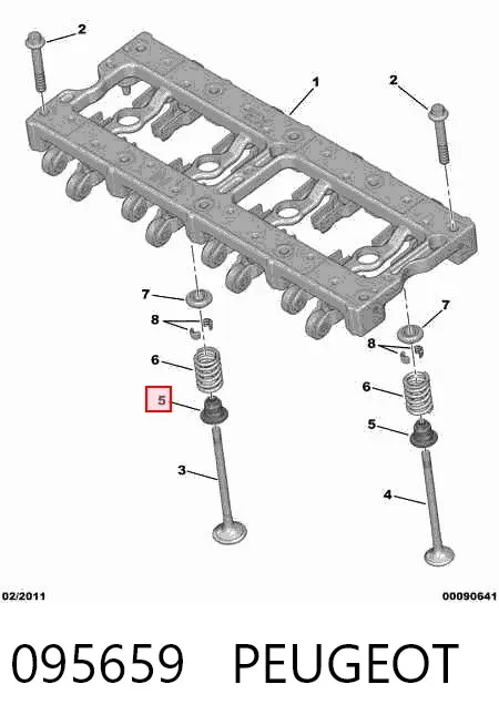 Сальник клапана 095659 Peugeot/Citroen