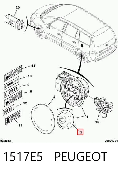  1517E5 Peugeot/Citroen