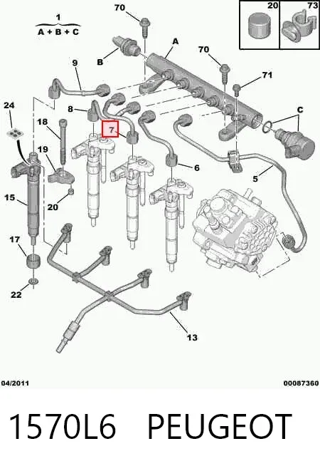  1570L6 Peugeot/Citroen