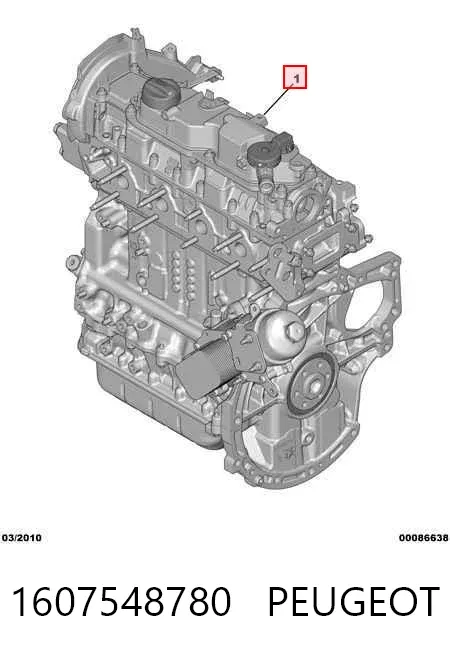 Двигун 1607548780 Peugeot/Citroen