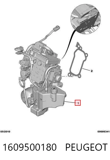 Механізм перемикання передач 1609500180 Peugeot/Citroen