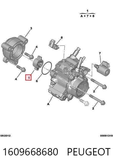 Ремкомплект ПНВТ 1609668680 Peugeot/Citroen