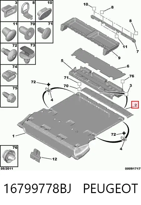  16799778BJ Peugeot/Citroen