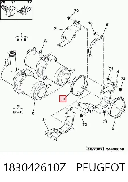 Насос ГУР 183042610Z Peugeot/Citroen