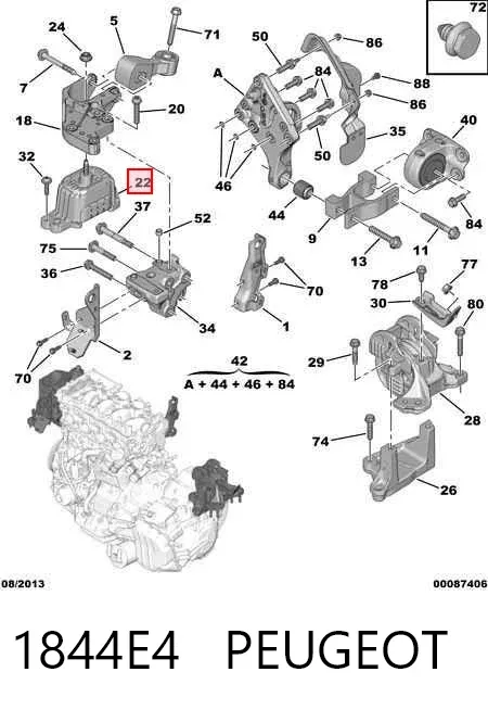  1844E4 Peugeot/Citroen