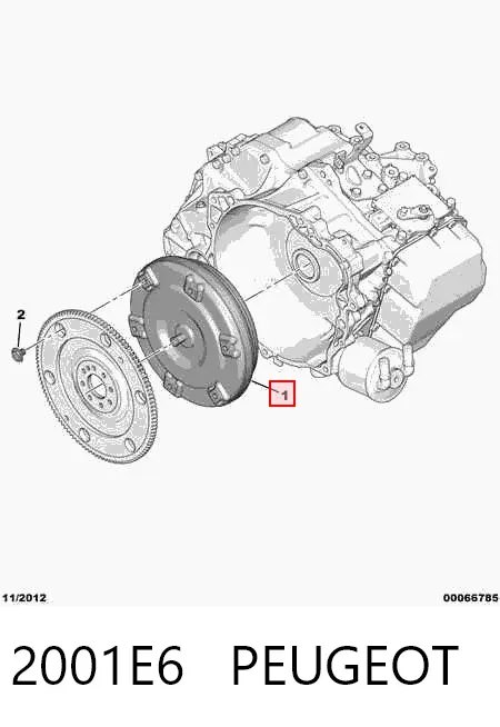 Гідротрансформатор АКПП 2001E6 Peugeot/Citroen
