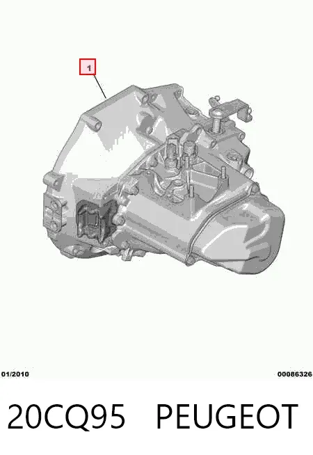 Коробка передач 20CQ95 Peugeot/Citroen