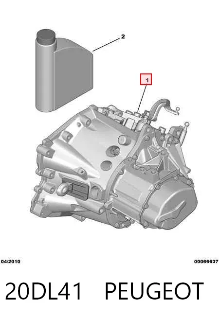 Коробка передач 20DL41 Peugeot/Citroen