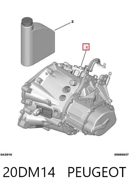Коробка передач 20DM14 Peugeot/Citroen