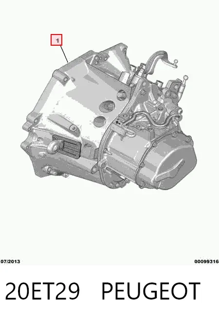 Коробка передач 20ET29 Peugeot/Citroen