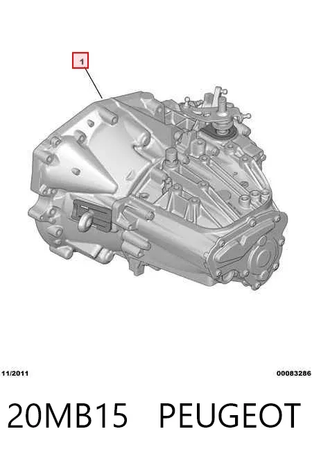 Коробка передач 20MB15 Peugeot/Citroen