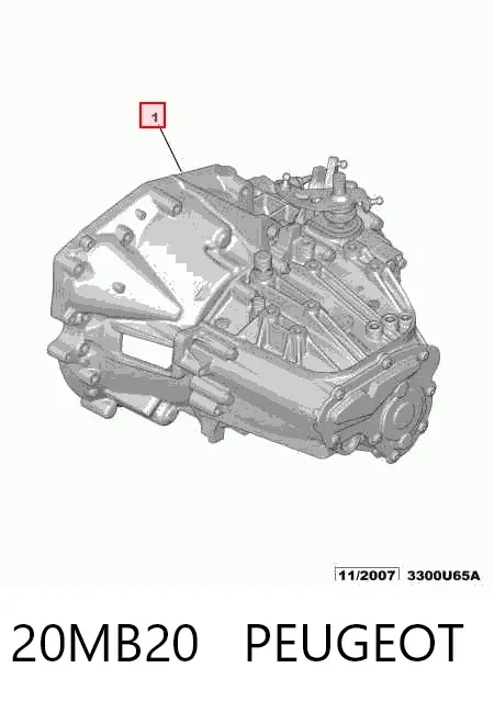 Коробка передач 20MB20 Peugeot/Citroen