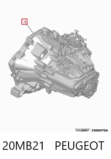 Коробка передач 20MB21 Peugeot/Citroen