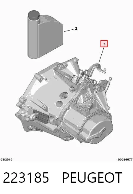 Коробка передач 223185 Peugeot/Citroen