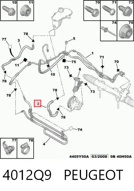  4012Q9 Peugeot/Citroen