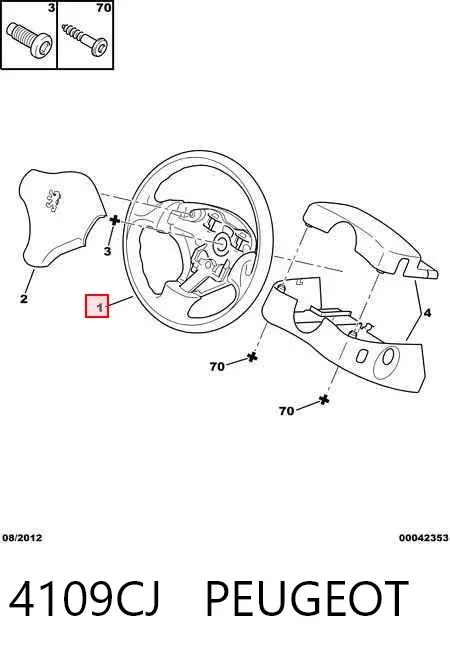 Кермо Peugeot 206 2A/C