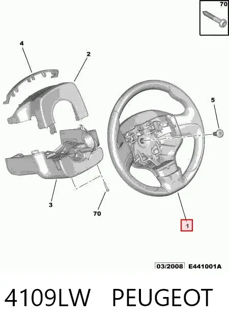 Кермо 4109LW Peugeot/Citroen