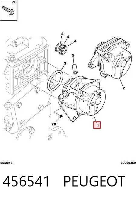 Вакуумний насос 456541 Peugeot/Citroen